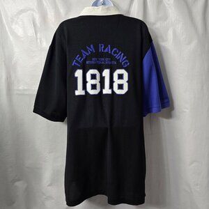 Brooks Brothers Rugby Polo XL Men Shirt Colorblock Blue Embroidered Preppy Boat